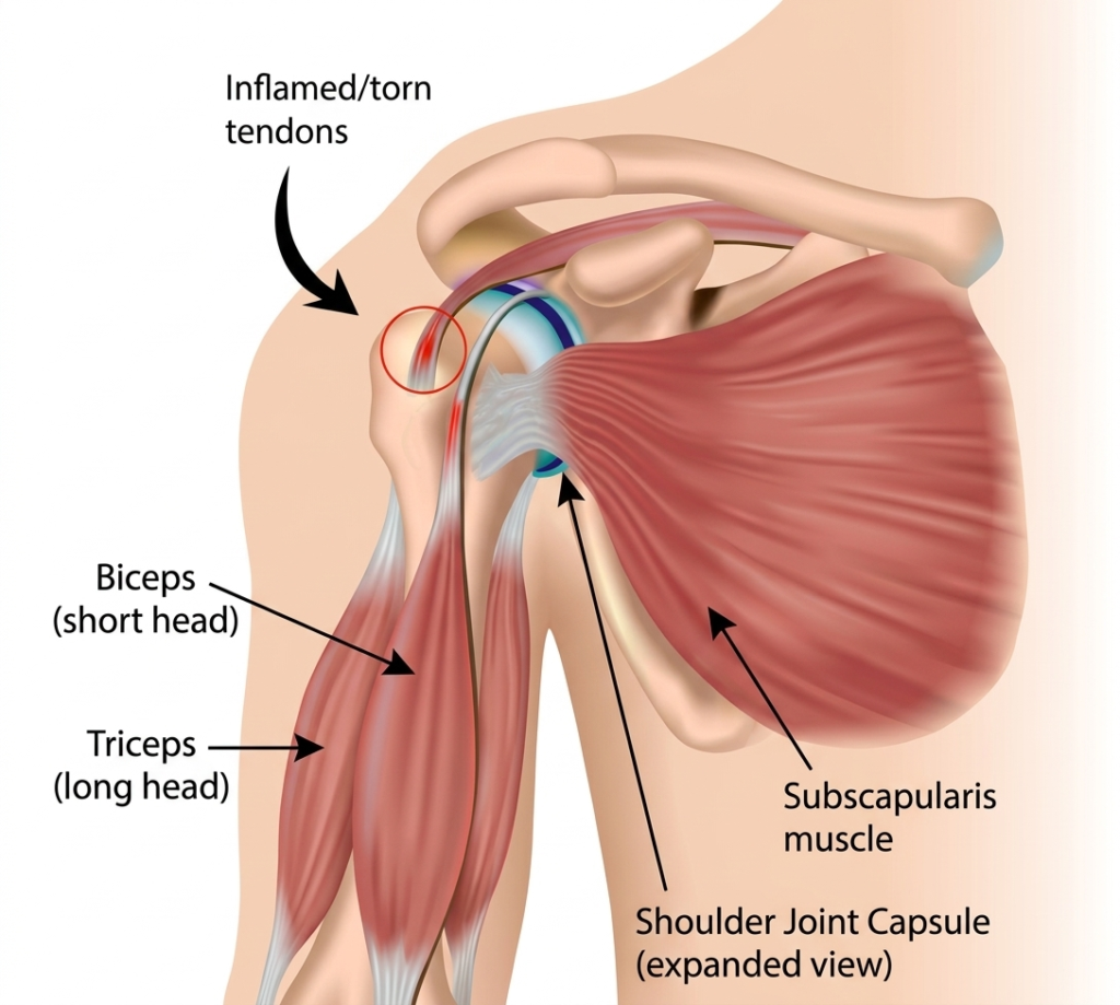 Rotator cuff injury treatment by chiropractor at Greenlight Chiropractic & Wellness Lab
